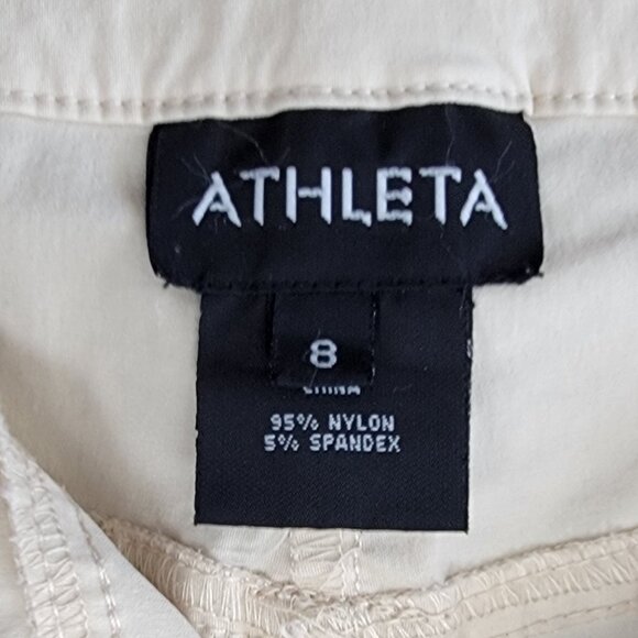 Athleta Beige Nylon Spandex Athletic Skirt with Pockets - 8 - Picture 13 of 16